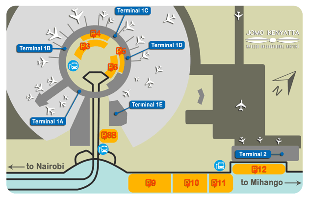 JKIA terminal maps