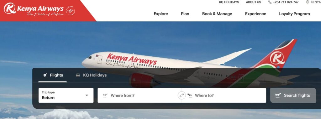 Book JKIA Flight to Destinations from Nairobi Airport in Kenya